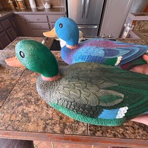 Natural size floating Ducks